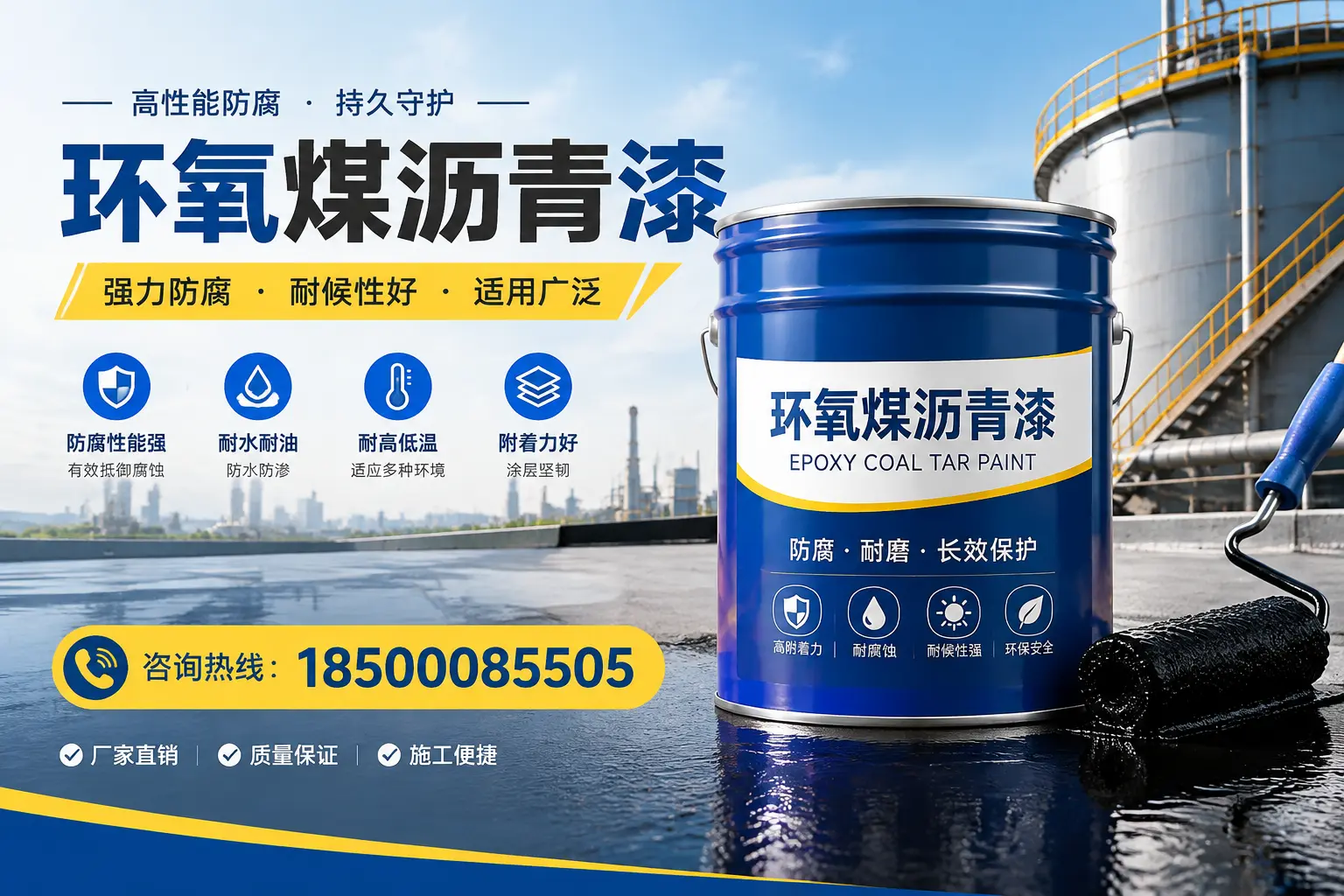 环氧煤沥青漆的储存与运输注意事项,万宁企业须知