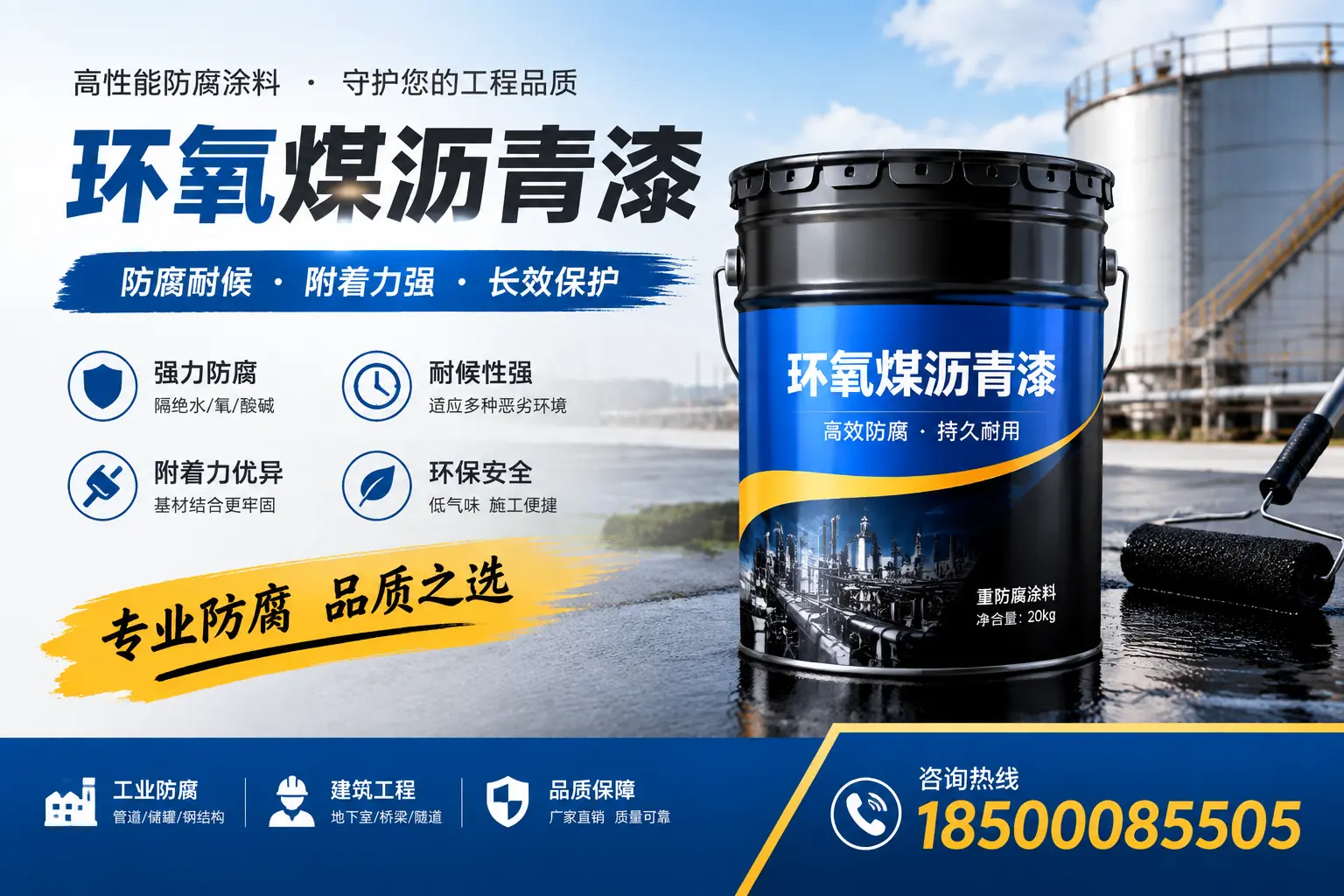 如何选择适合的环氧煤沥青漆？万宁市场选型指南